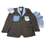 Ulka Denim Patchwork Blazer
