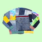 Denim Patchwork Jacket