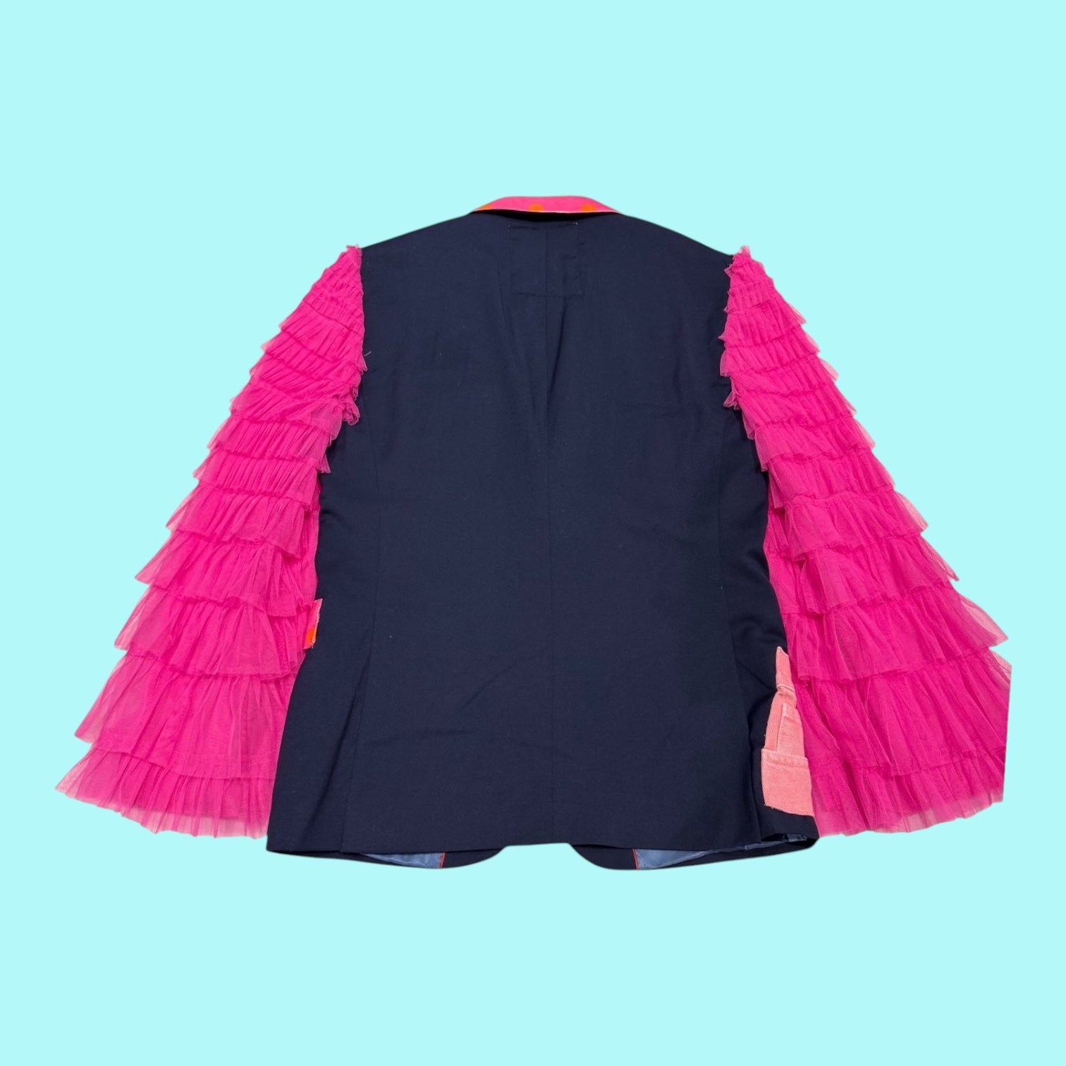 Ulka Pink Tulle Blazer