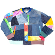Denim Patchwork Jacket