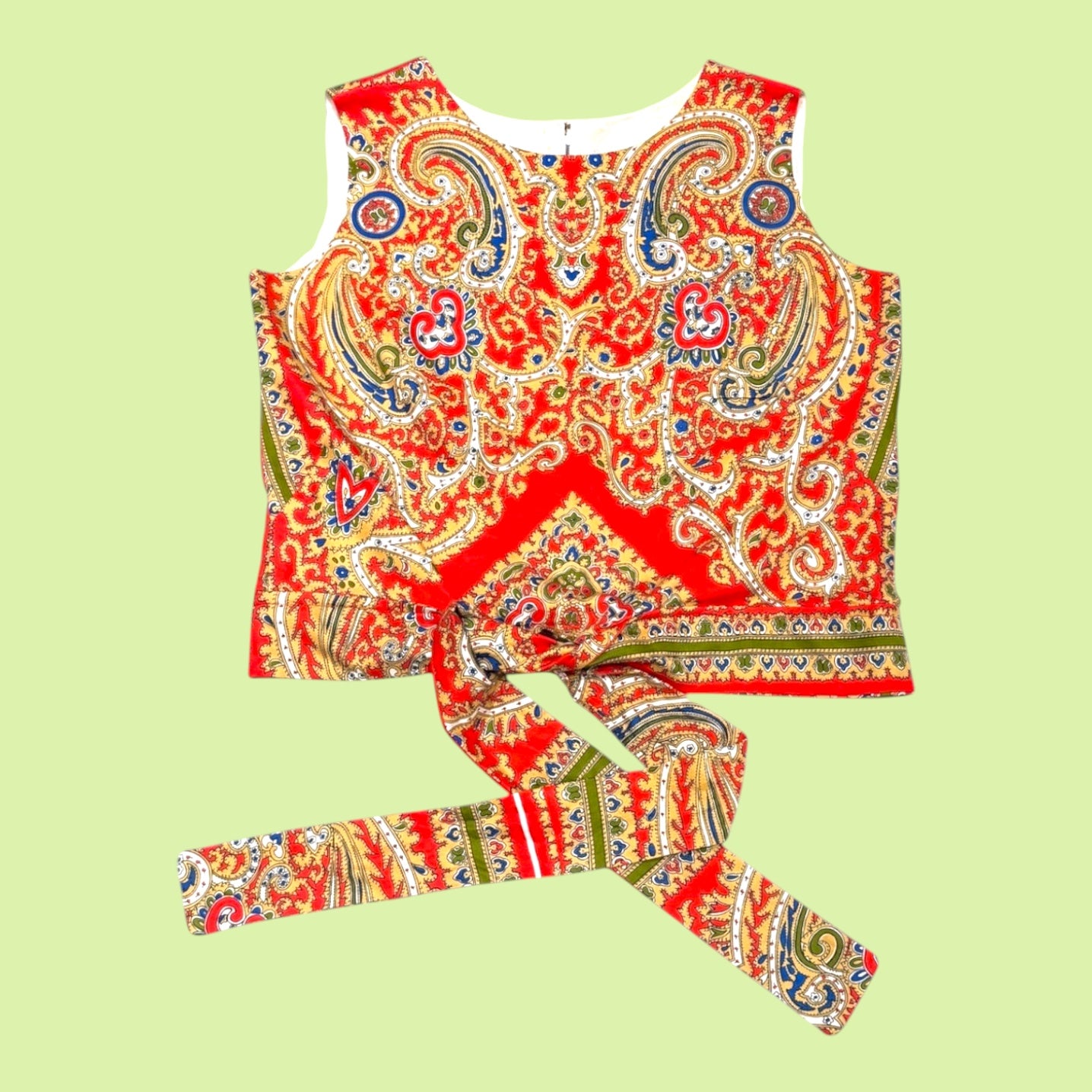 Vintage Material Sash Top