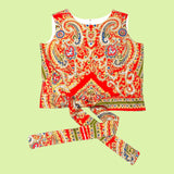 Vintage Material Sash Top