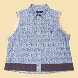 Cropped Back Tie Shirt