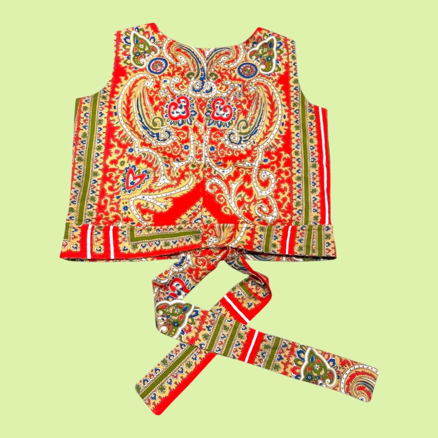 Vintage Material Sash Top
