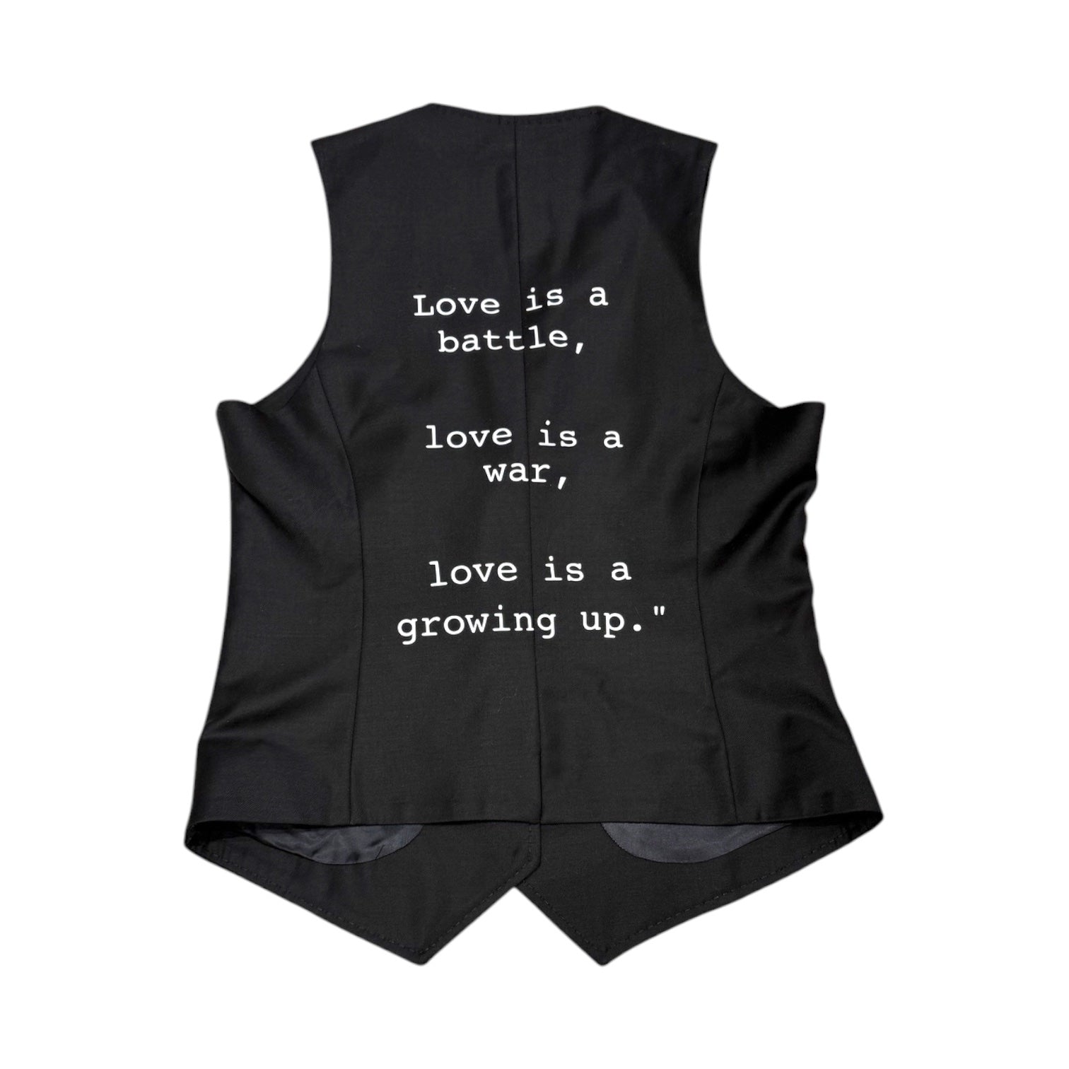 James Baldwin Quote Vest