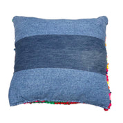 Hand Knit T-Shirt Strip Pillow