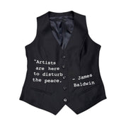 James Baldwin Quote Vest