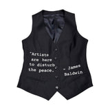 James Baldwin Quote Vest