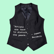 James Baldwin Quote Vest