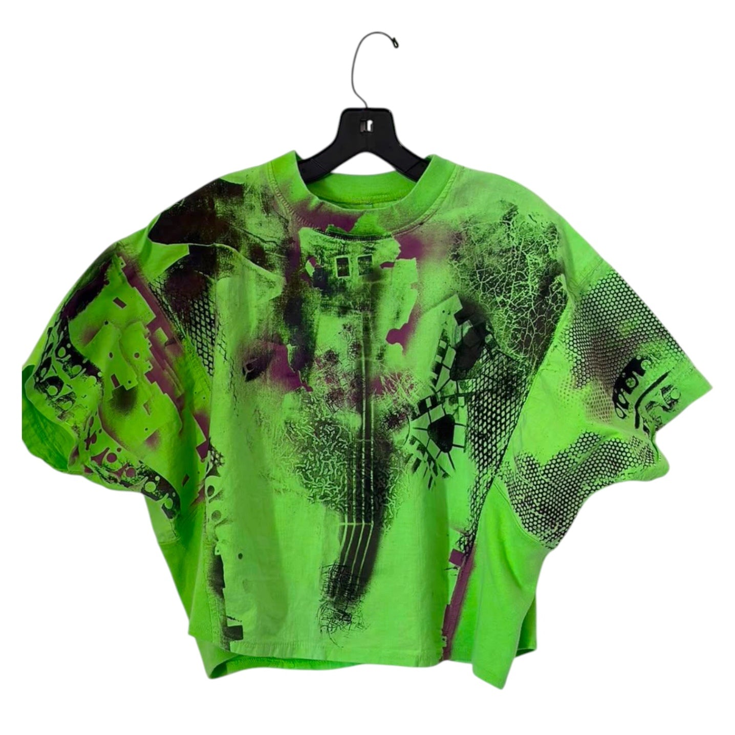  Green Crop Top #03
