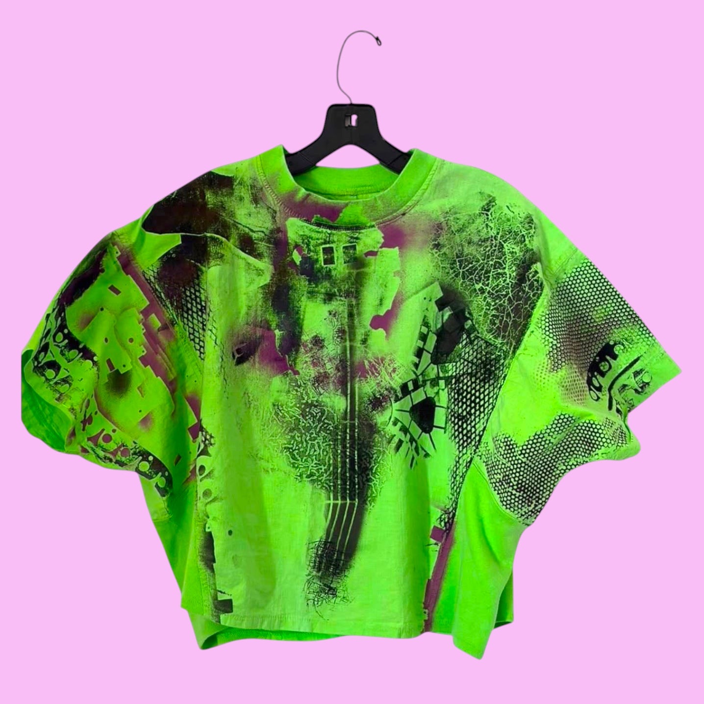 FORGING ARMORS / Green Crop Top #03