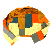 Cropped Patchwork Jacket