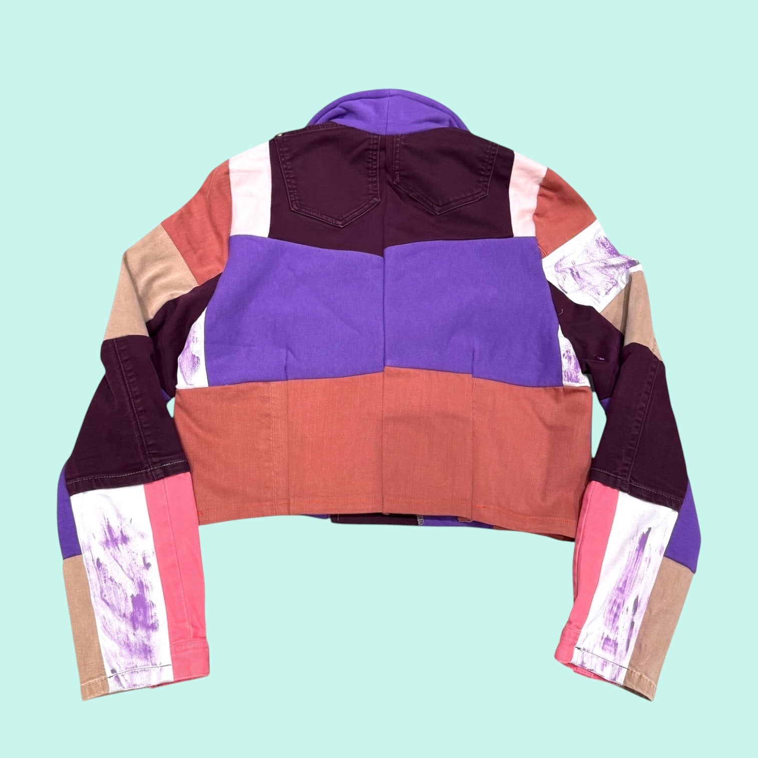 Purple Patchwork Jacket