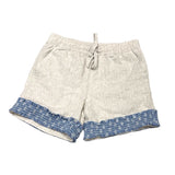 Denim Trim Shorts