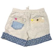 Denim Trim Shorts