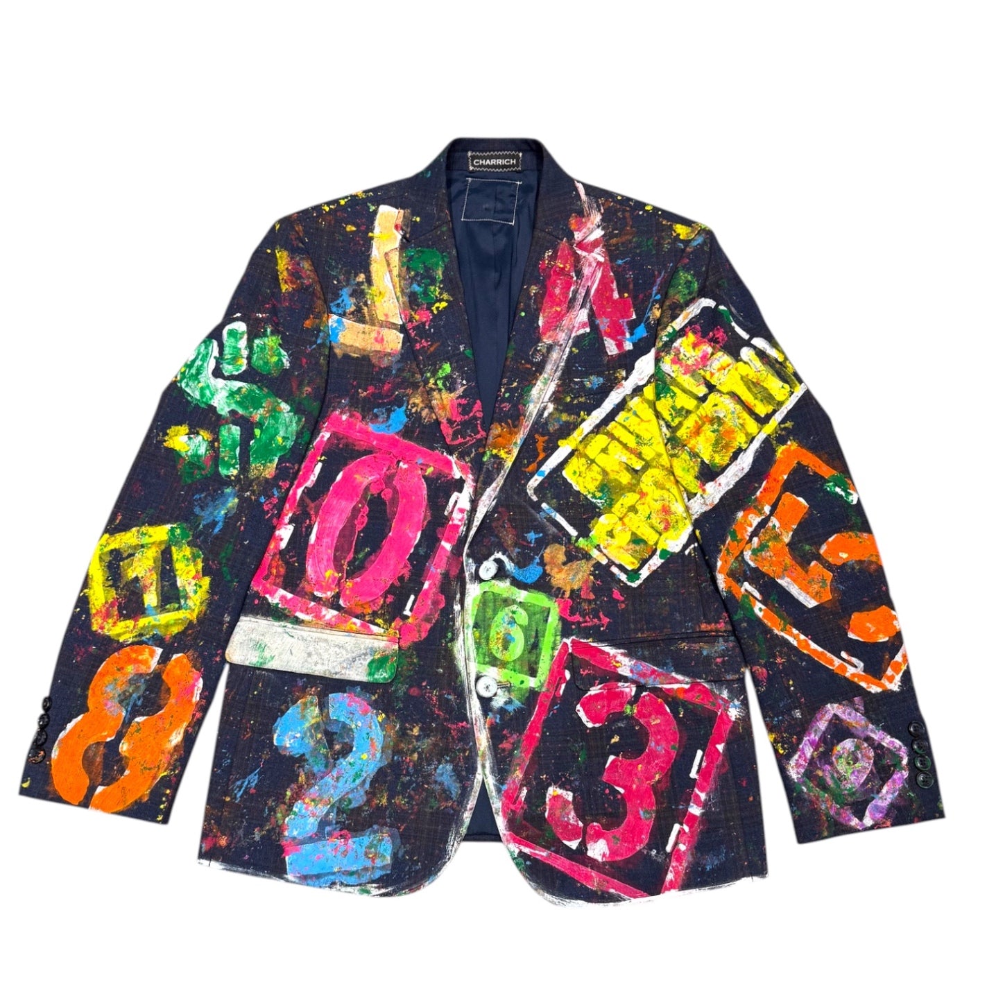 Neon Painted Blazer