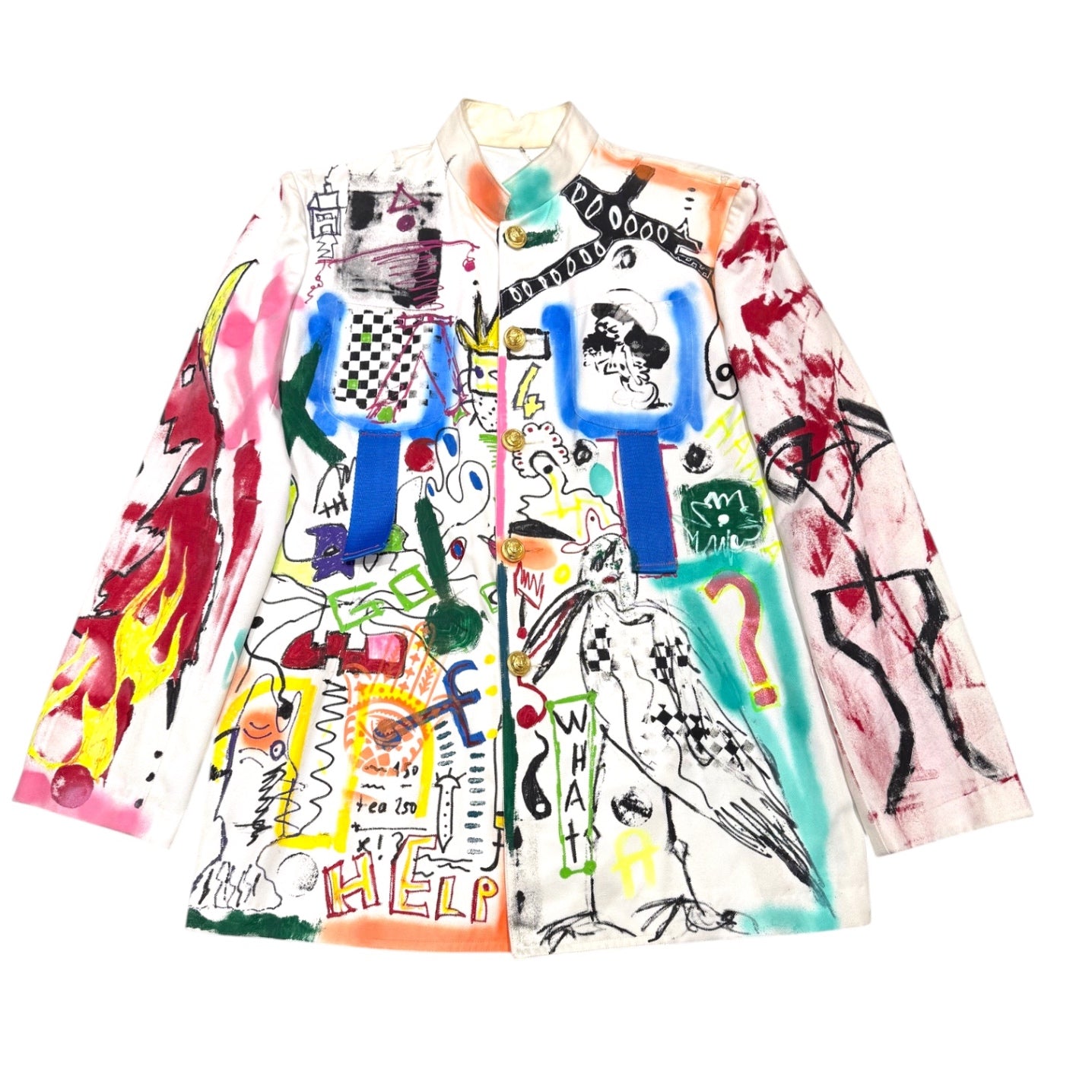 White Painted Jacket