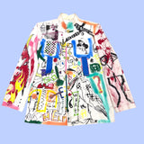White Painted Jacket