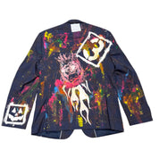 Neon Painted Blazer