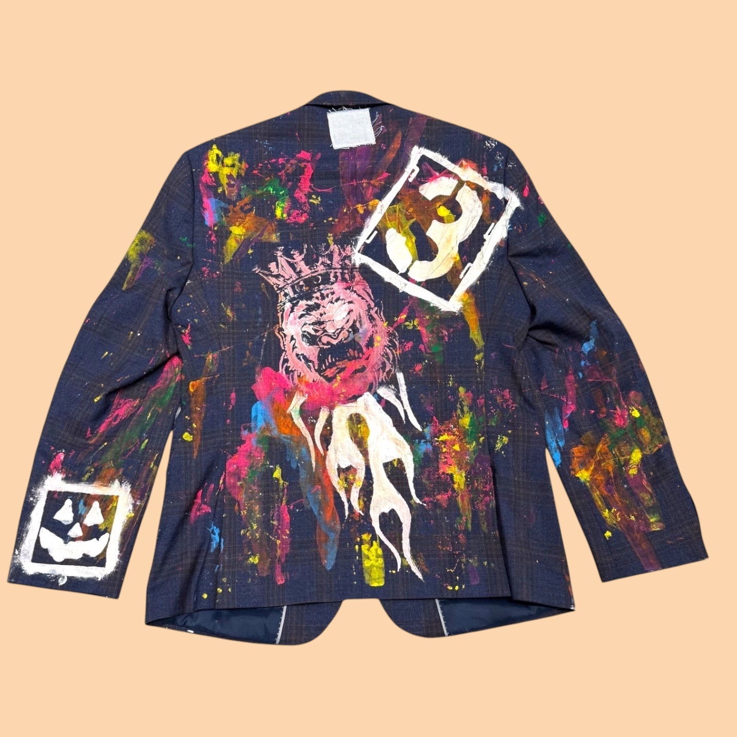 Neon Painted Blazer