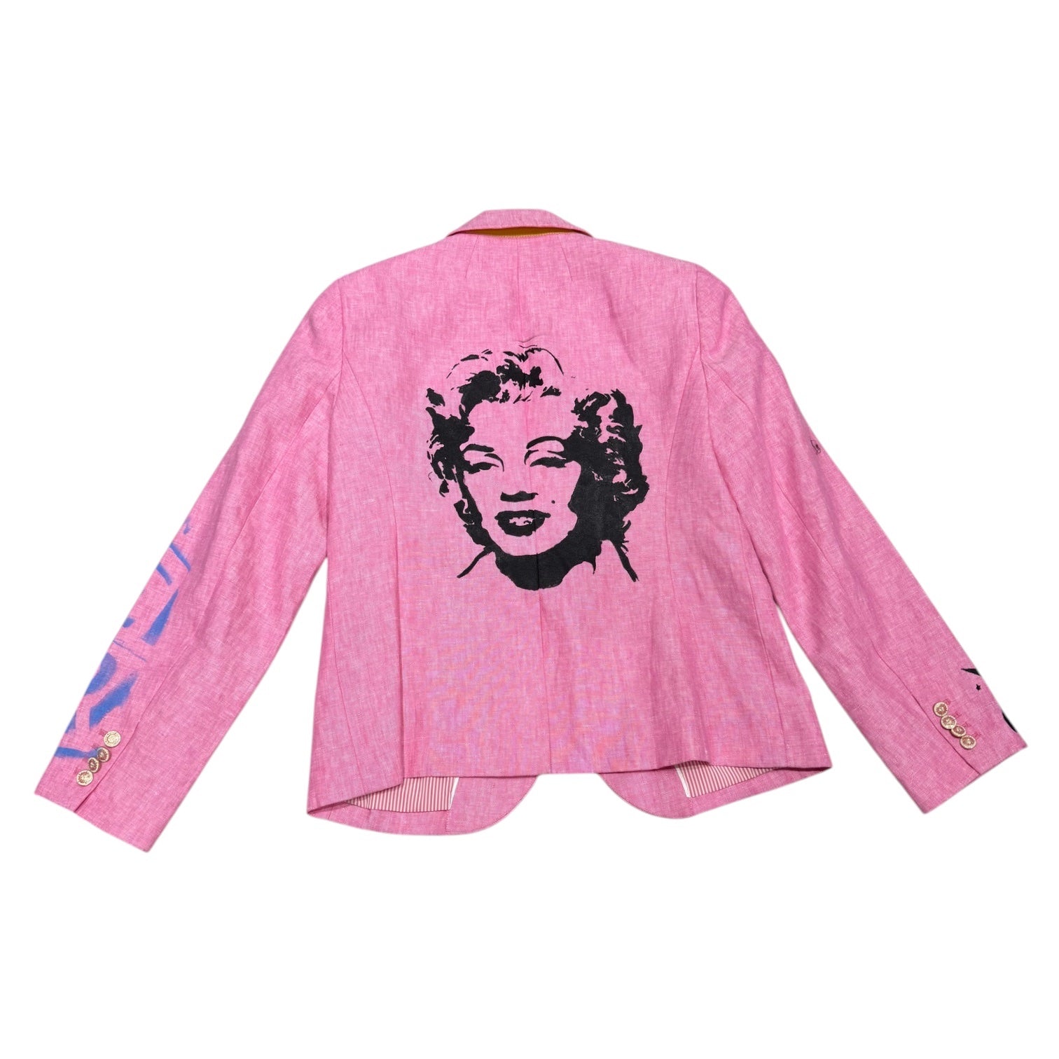 Pink Painted Blazer