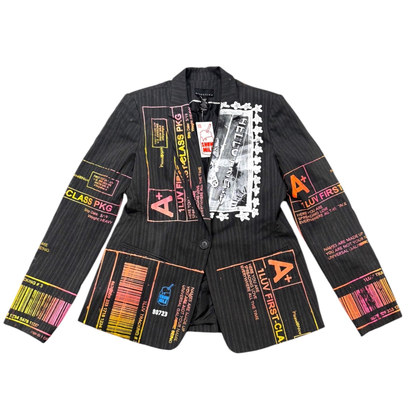 Snow Milk Postage Blazer