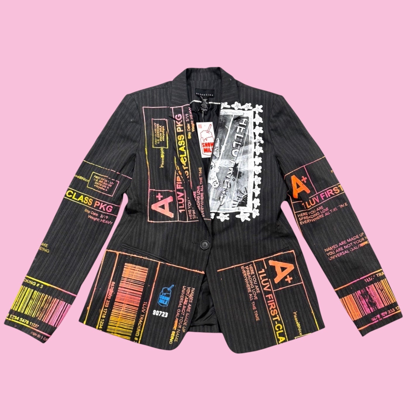 Snow Milk Postage Blazer