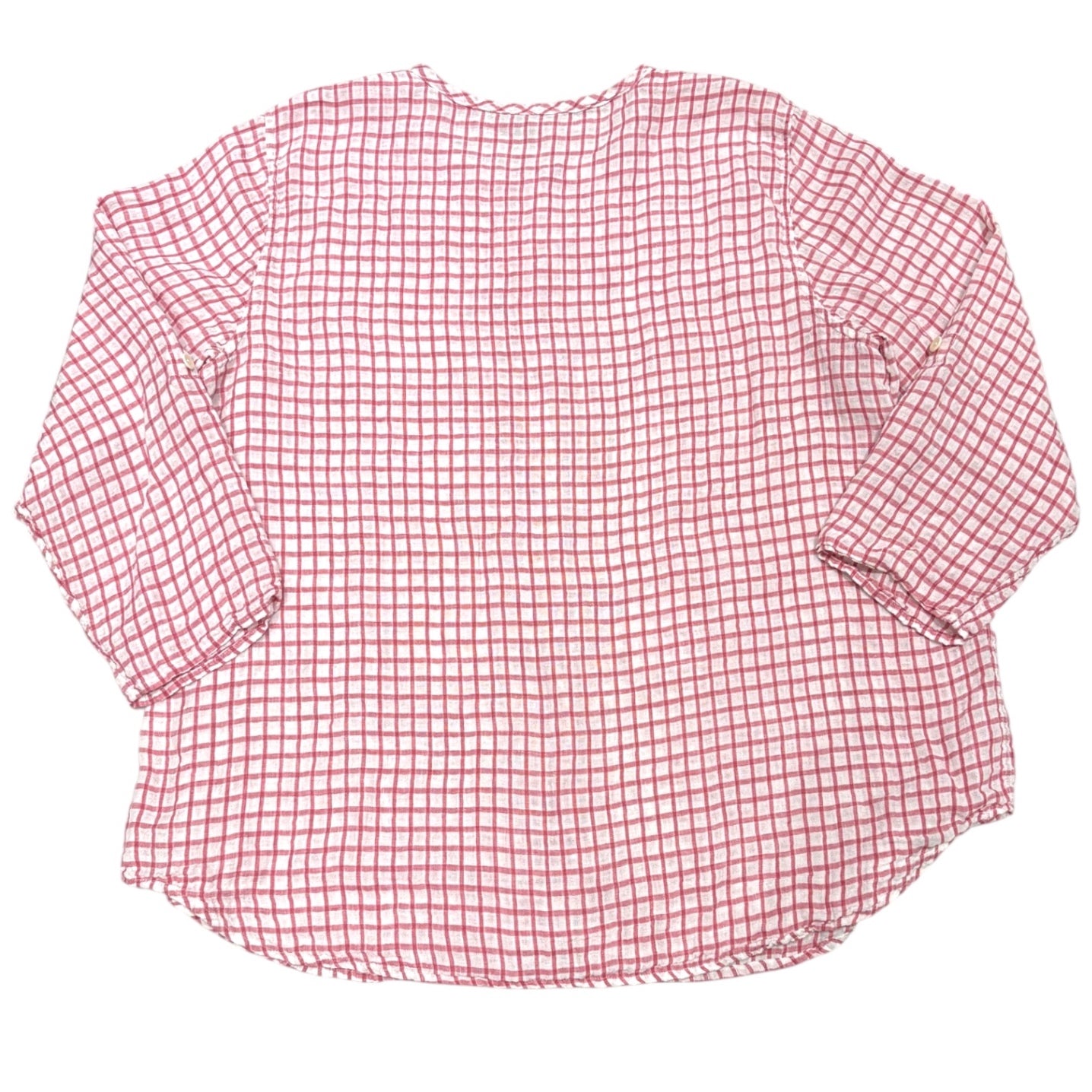 Big Circles Linen Top
