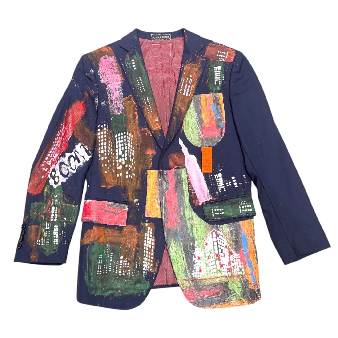 Painted Canvas Blazer