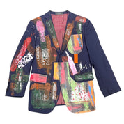 Painted Canvas Blazer