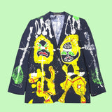 Painted Navy Blazer