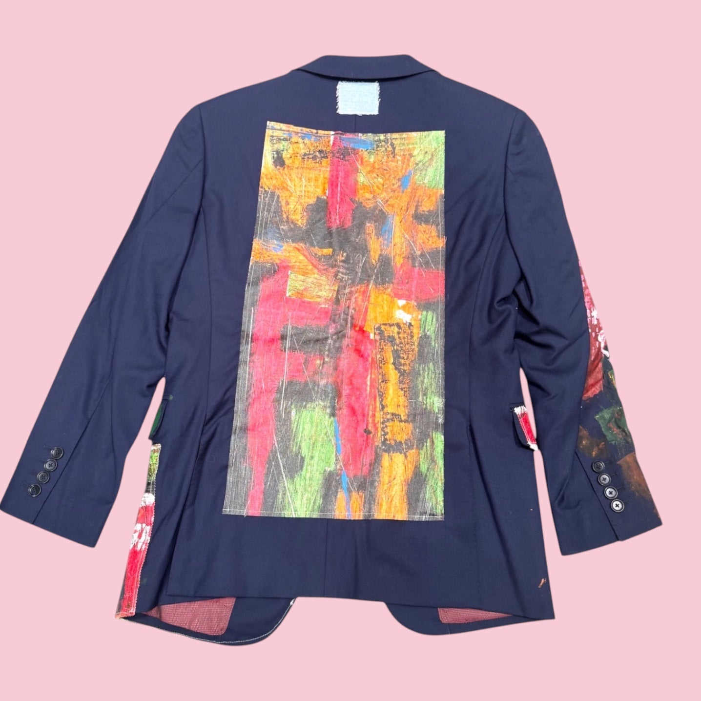 Painted Canvas Blazer
