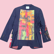 Painted Canvas Blazer