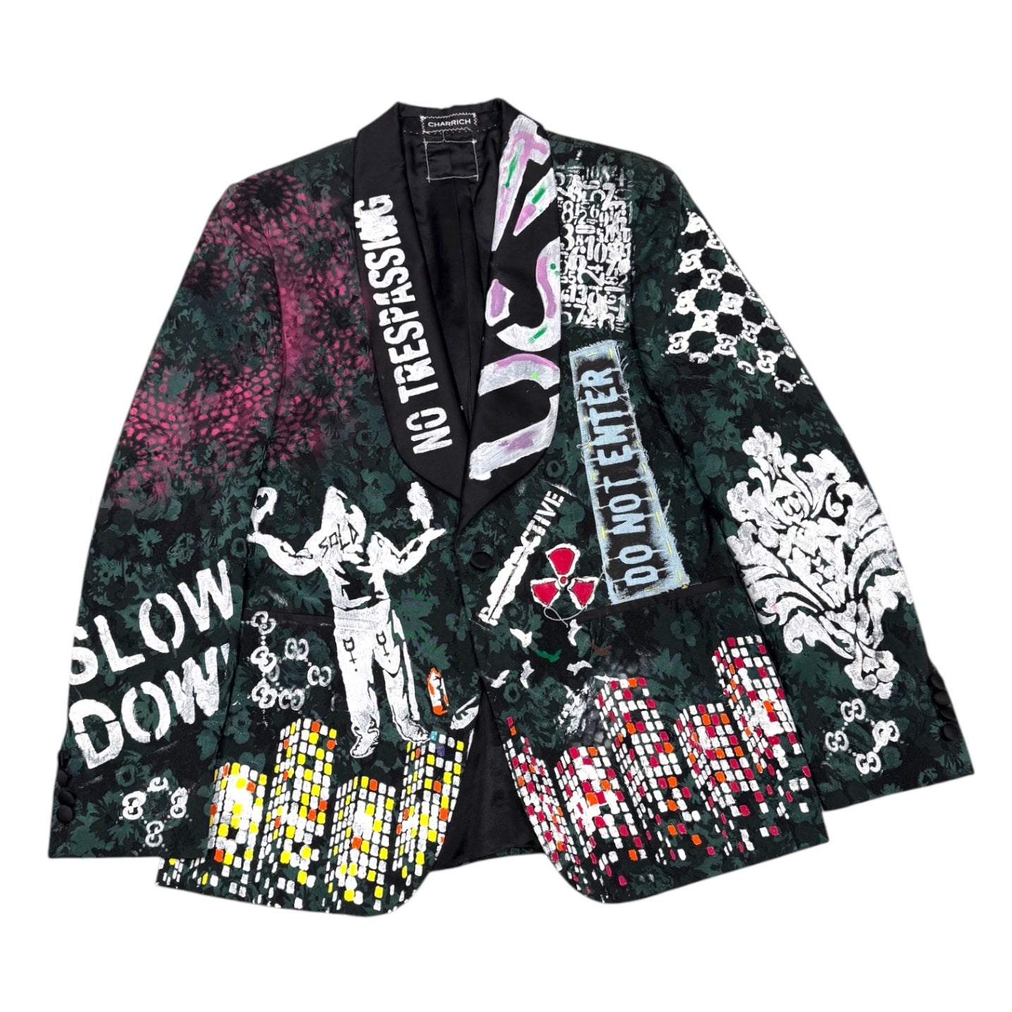 Radioactive Painted Blazer