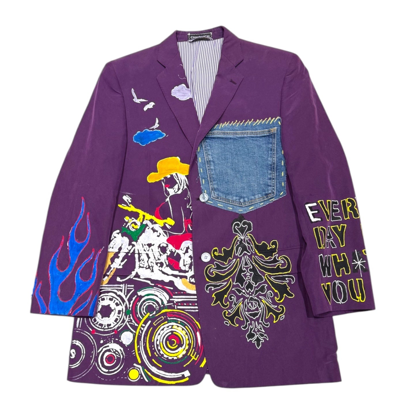 Blazer Painted Purple
