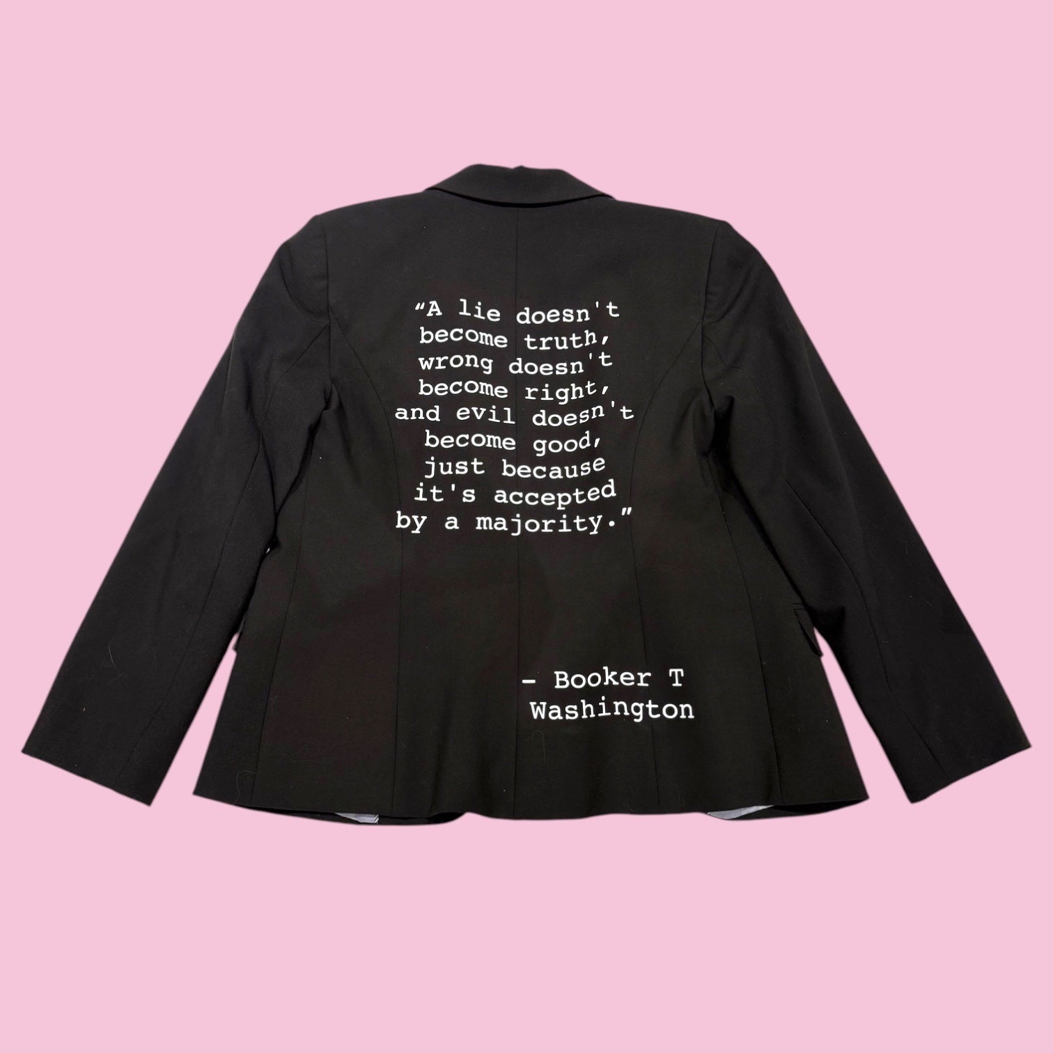 Booker T Washington Quote Blazer