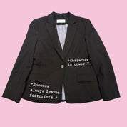 Booker T Washington Quote Blazer