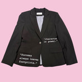 Booker T Washington Quote Blazer