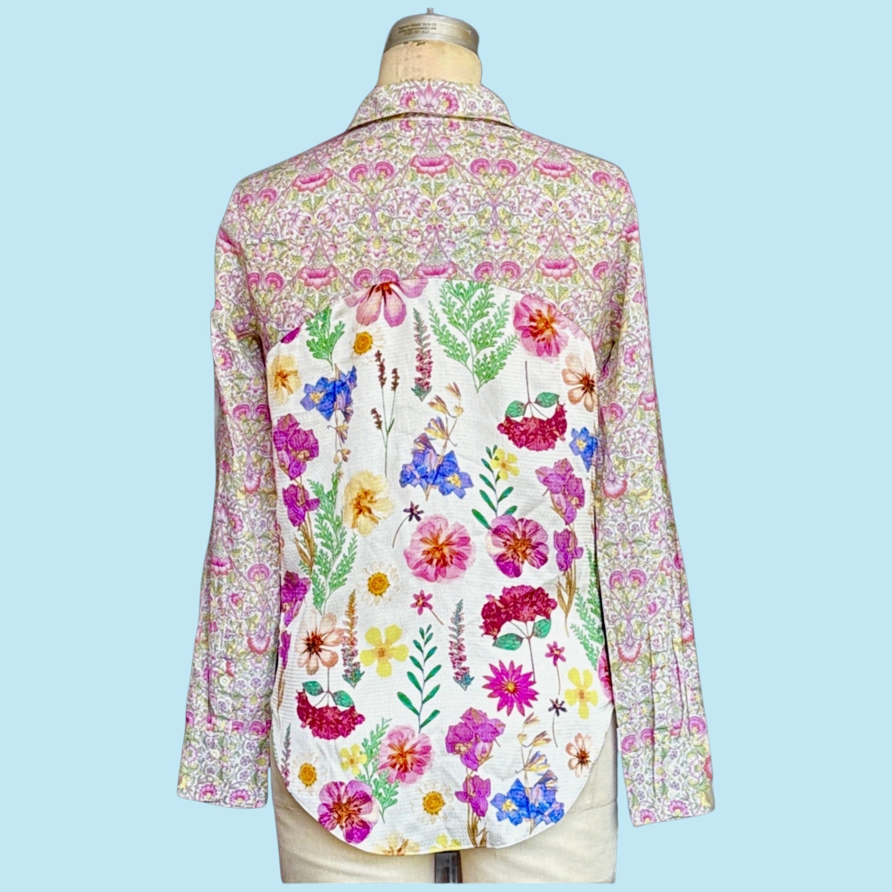 Lizzy Gee Bloom In Spite Mosaic Shirt