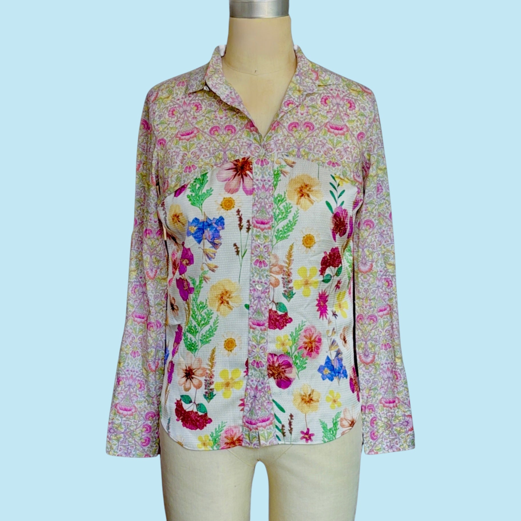 Lizzy Gee Bloom In Spite Mosaic Shirt