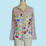 Lizzy Gee Bloom In Spite Mosaic Shirt