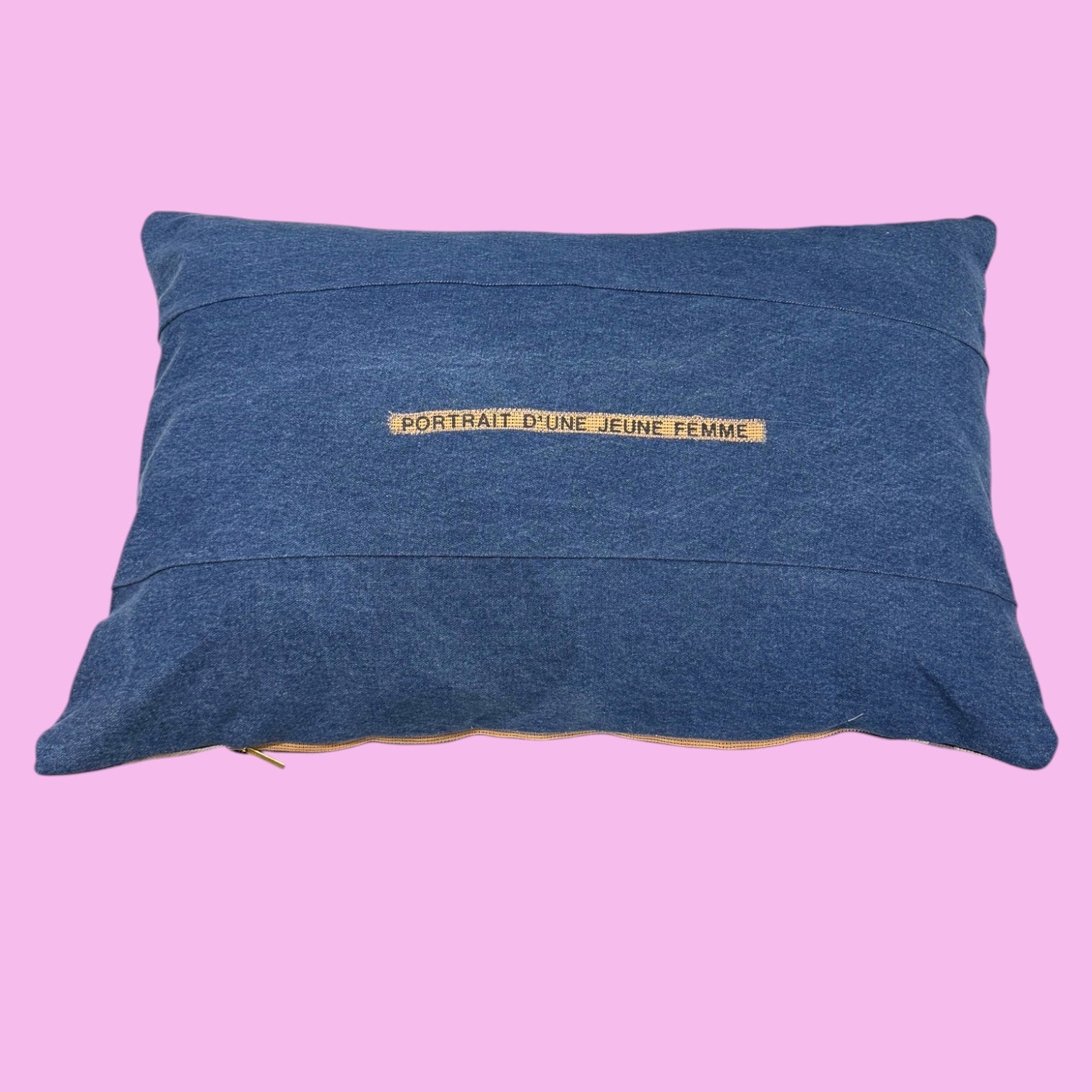 Une Femme Needlepoint Pillow