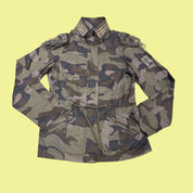 Camo Jacket with Woman