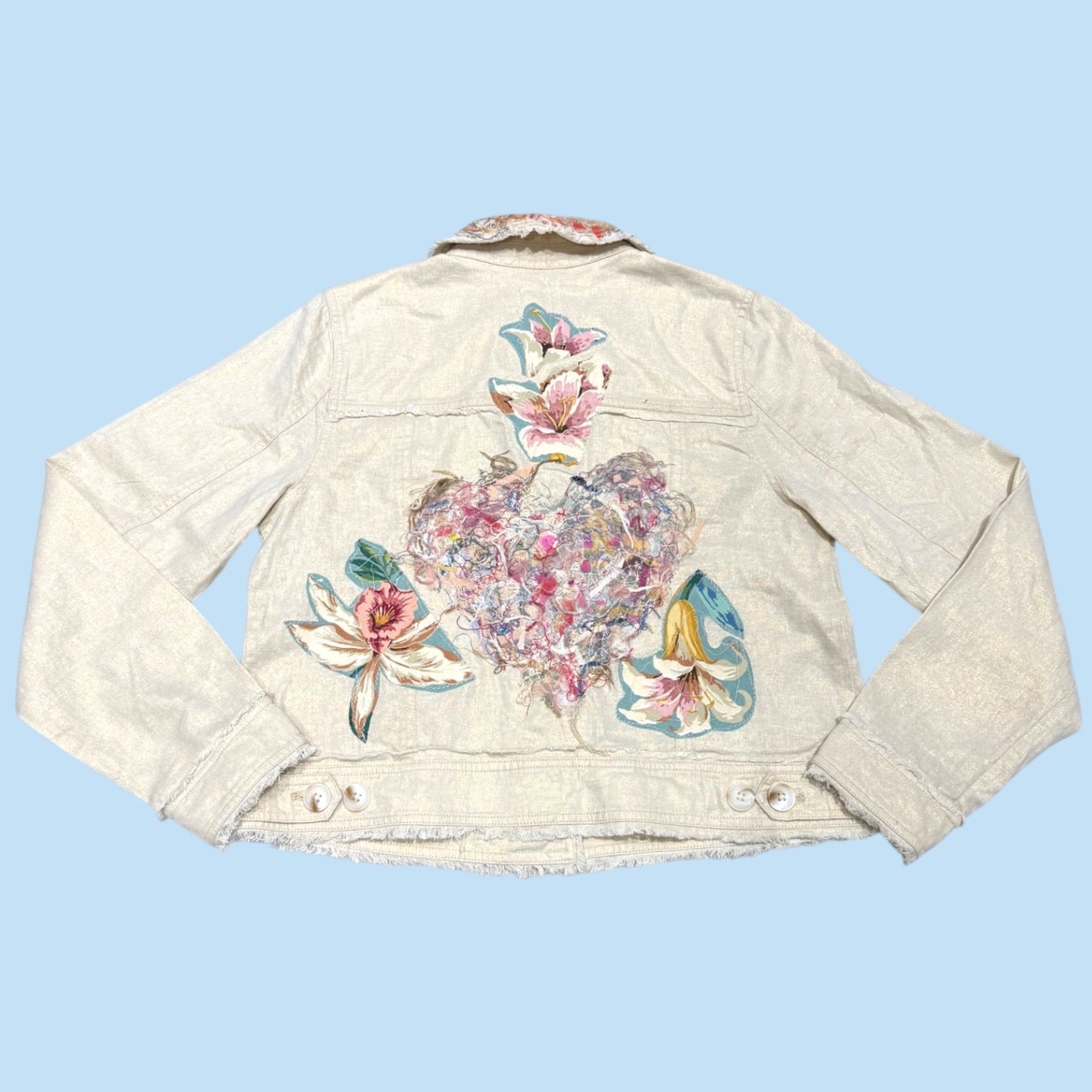 Stitched Art Gold Jacket