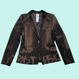 Bleached Knit Jacket