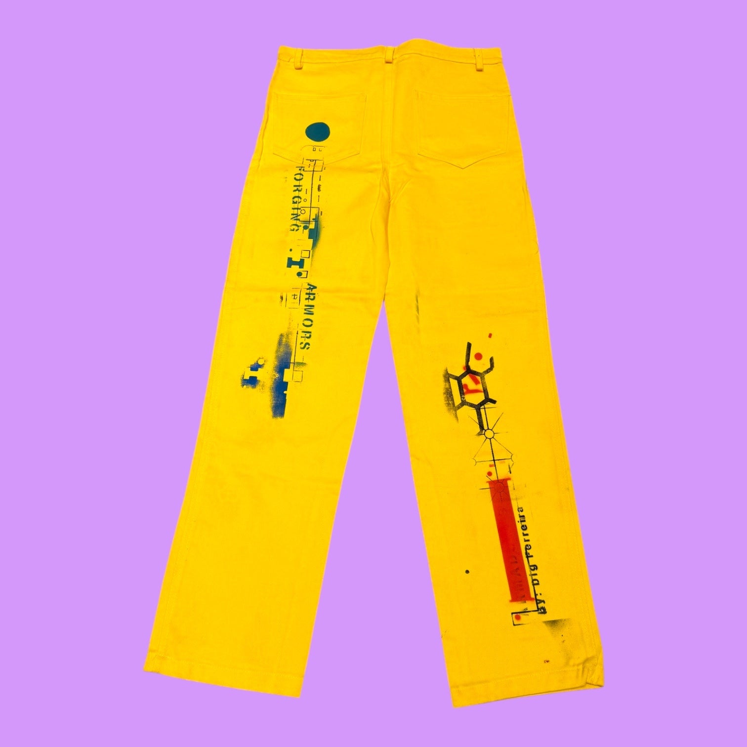FORGING ARMORS Yellow Pants