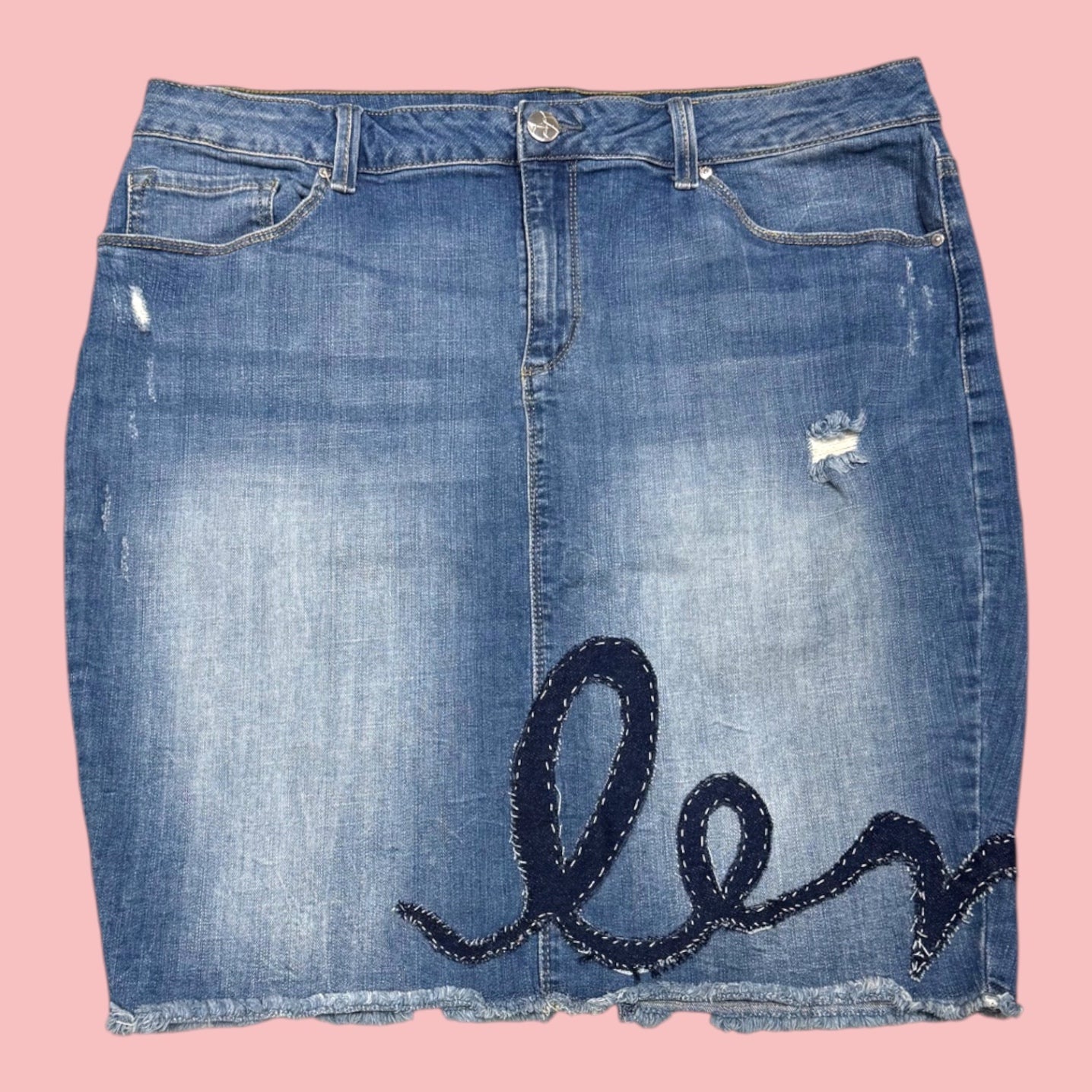 Love Denim Skirt 