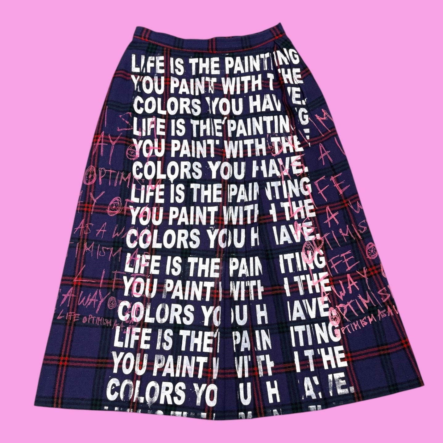 Snow Milk Purple Skirt
