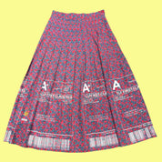 Snow Milk Floral Postage Skirt