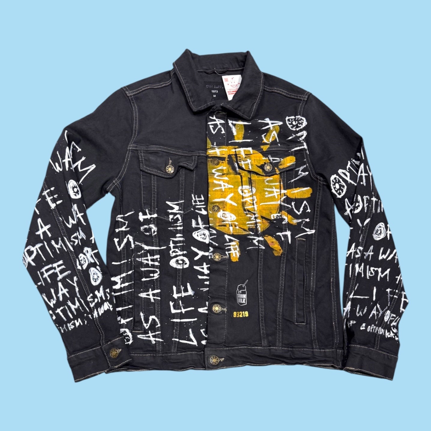 Snow Milk Optimism Jean Jacket